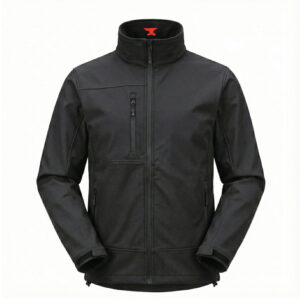 James Forge Soft Shell Jacket Full Zip Light Weight - Black