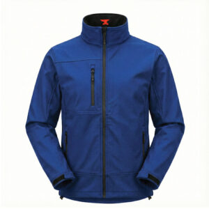 James Forge Soft Shell Jacket Full Zip Light Weight - Blue Royal