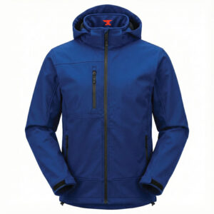 James Forge Soft Shell Jacket with Hood - Blue Royal